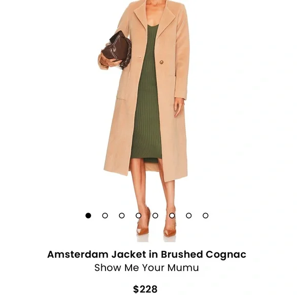 Brand new with tags -Amsterdam Jacket in Brushed Cognac
Show Me Your Mumu - Picture 1 of 4